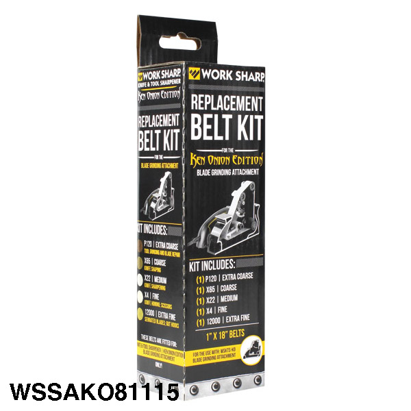 WORKSHARP REPLACEMENT BELT PK 5PCE ASS T/S KEN ONION BLADE GRINDER ATT